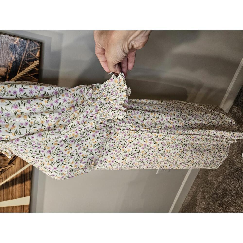 Wild Fable Floral Print Dress with Peter Pan Collar #74 - Picture 2 of 9